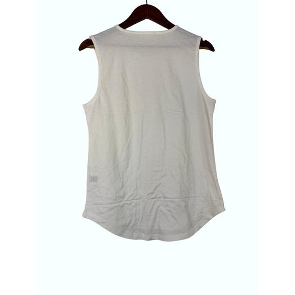 Threads 4 Thought White Eco-Friendly Sleeveless Muscle Tank Top NWT Small - Picture 3 of 6